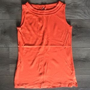 Talbots Orange Tank NWOT